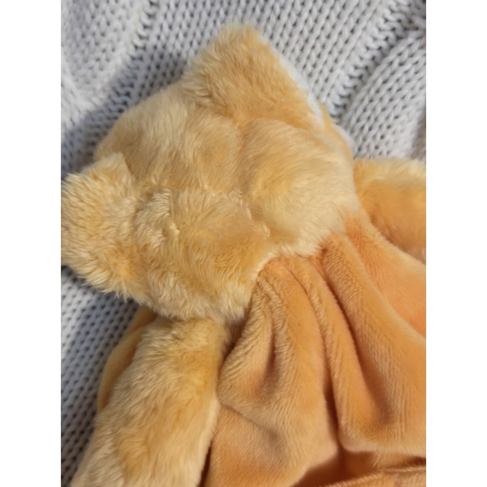 Vermont Teddy Bear Fox Buddy Blanket Lovey Security Blanket Orange Satin VTB - Picture 11 of 14